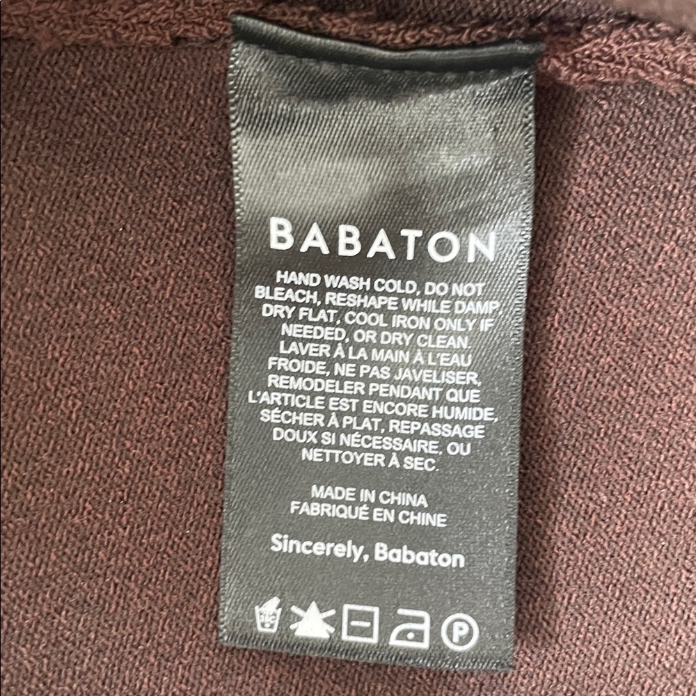 Babaton Sculpt Knit Criss Cross Cropped Tank – Mocha Brown – Size Large - Picture 9 of 10